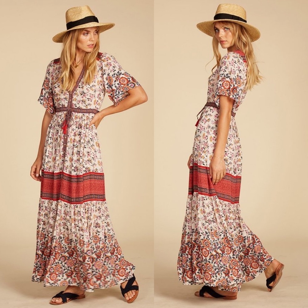Spell & The Gypsy Elle Gown in Rosewood - Picture 2 of 15